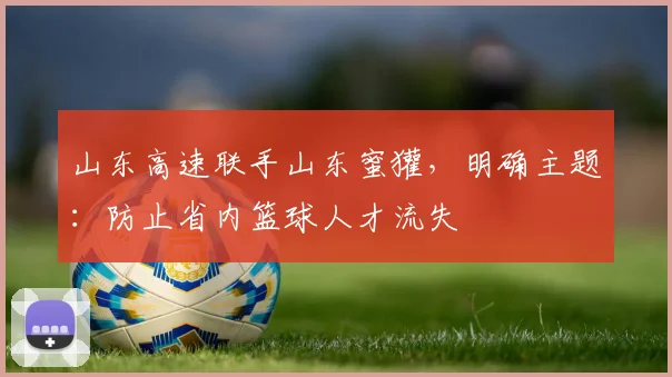 山东高速联手山东蜜獾,明确主题:防止省内篮球人才流失